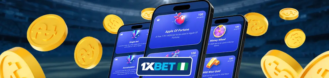 Bet with 1xBet bonuses