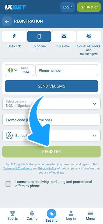 Step 6-9: Confirm, submit, deposit, bonus